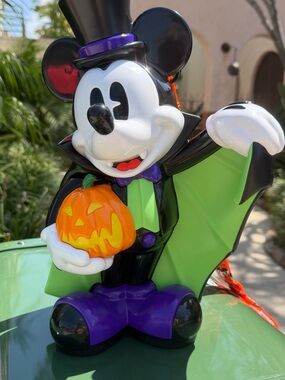 Disney parks 2026 Halloween vampire Mickey Mouse popcorn bucket -New